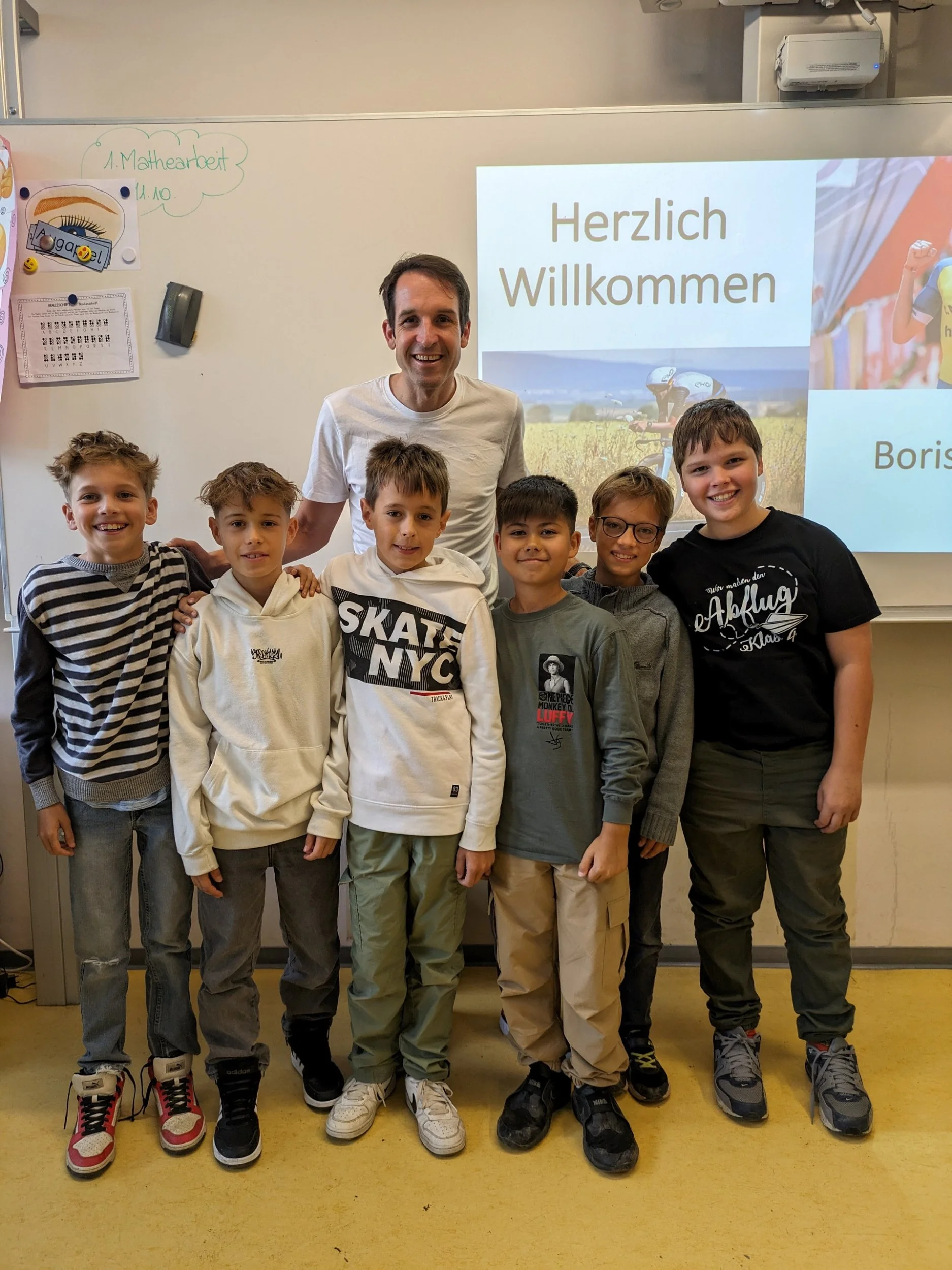 Triathlet Boris Stein zu Besuch in der HRS+ — HeinrichRothRealschule plus
