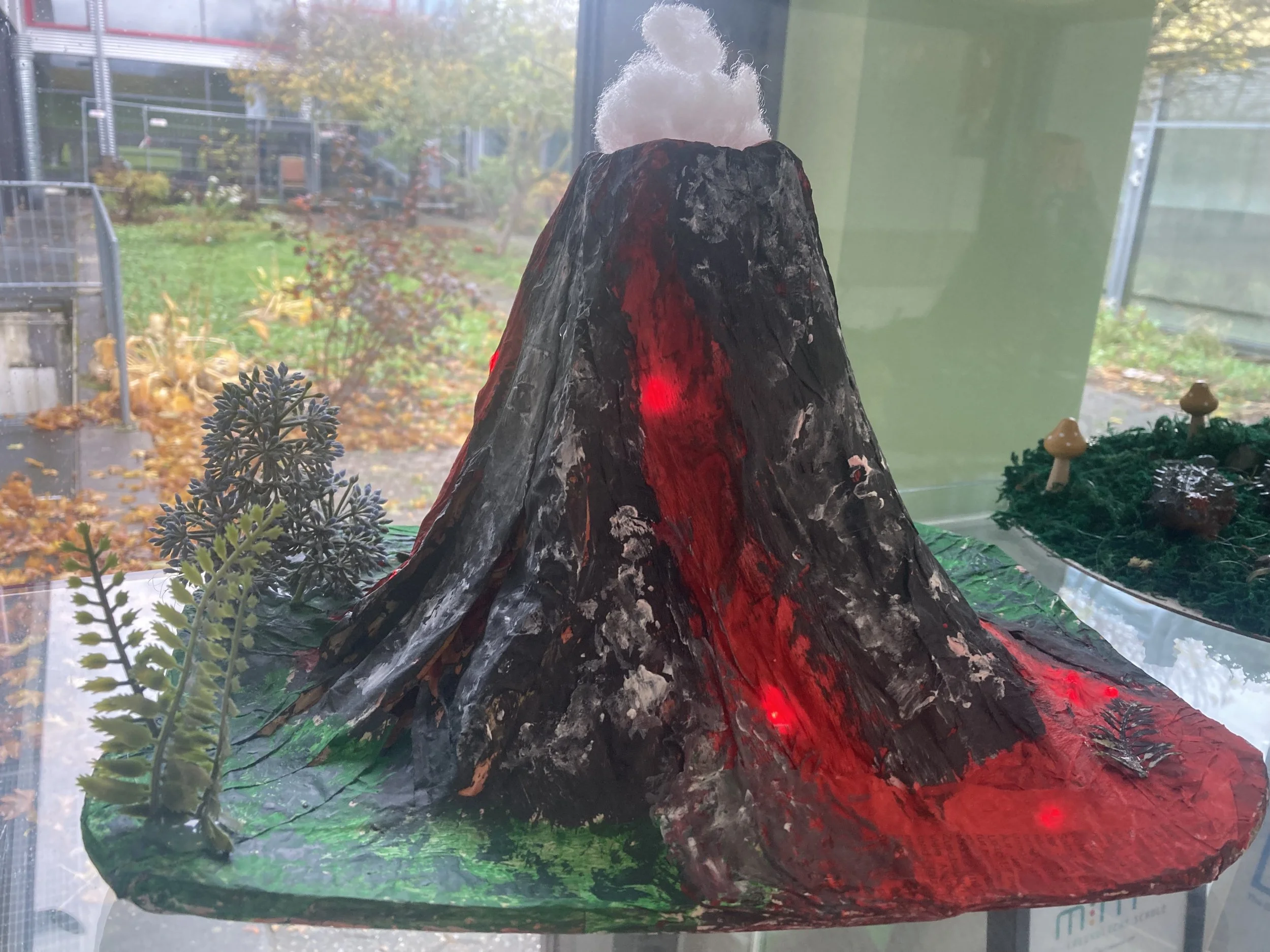 Projekt „Vulkanbau“ der Klasse 7b 