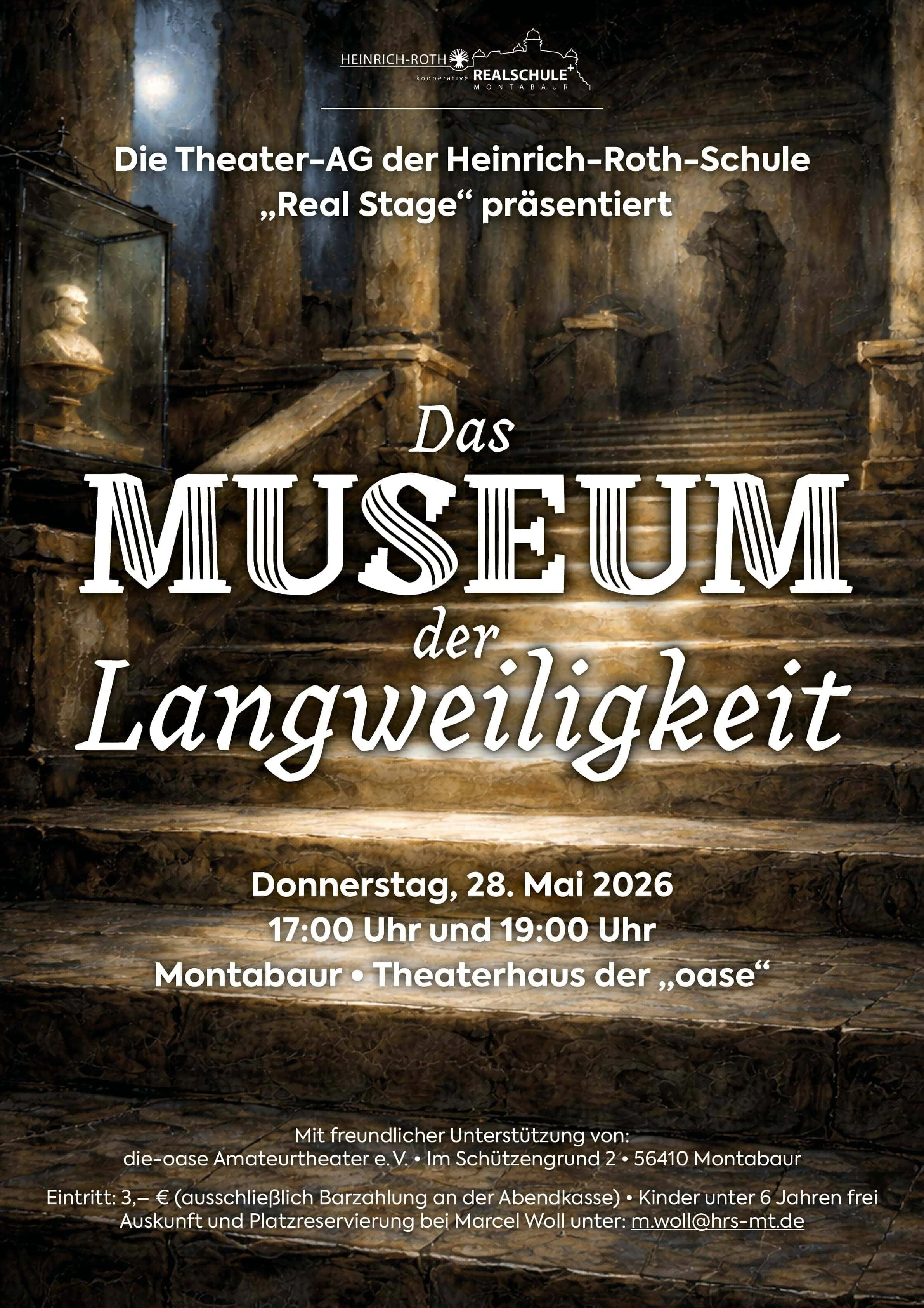 Die Theater-AG präsentiert: "Das Museum der Langweiligkeit"