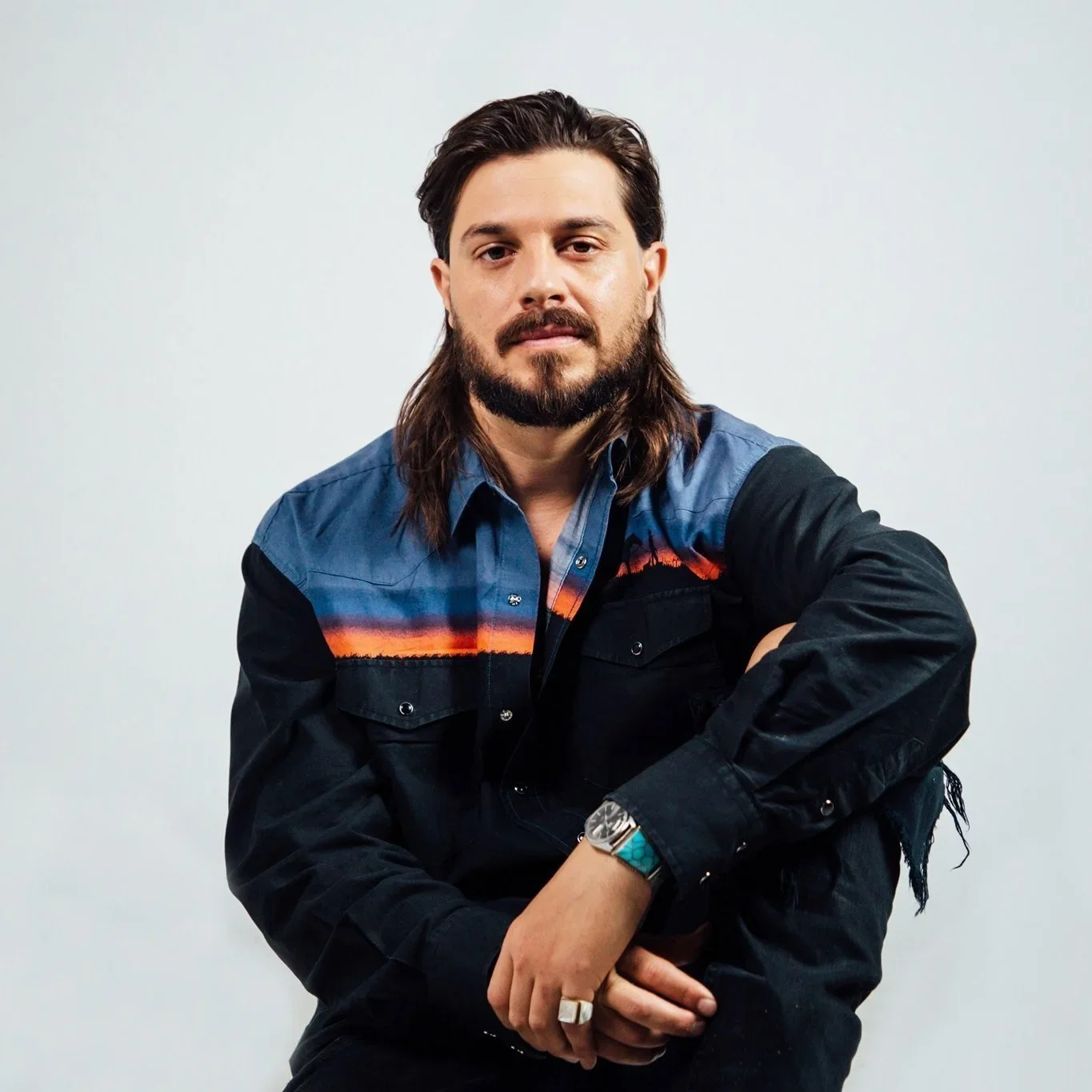 Ben Burgess country music songwriter and artist known for Morgan Wallen and Lil Wayne collaborations playing acoustic guitar.