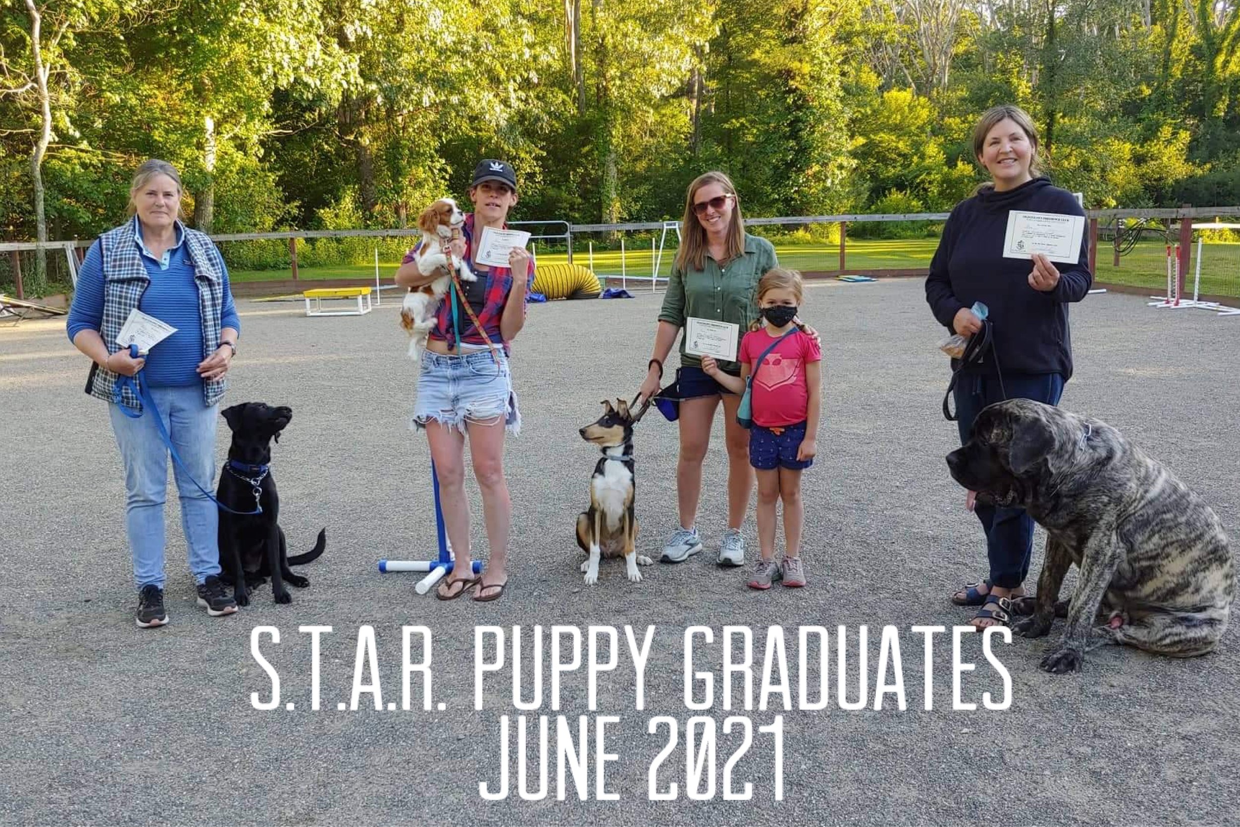 STAR puppy grads June 2021 captioned.JPG