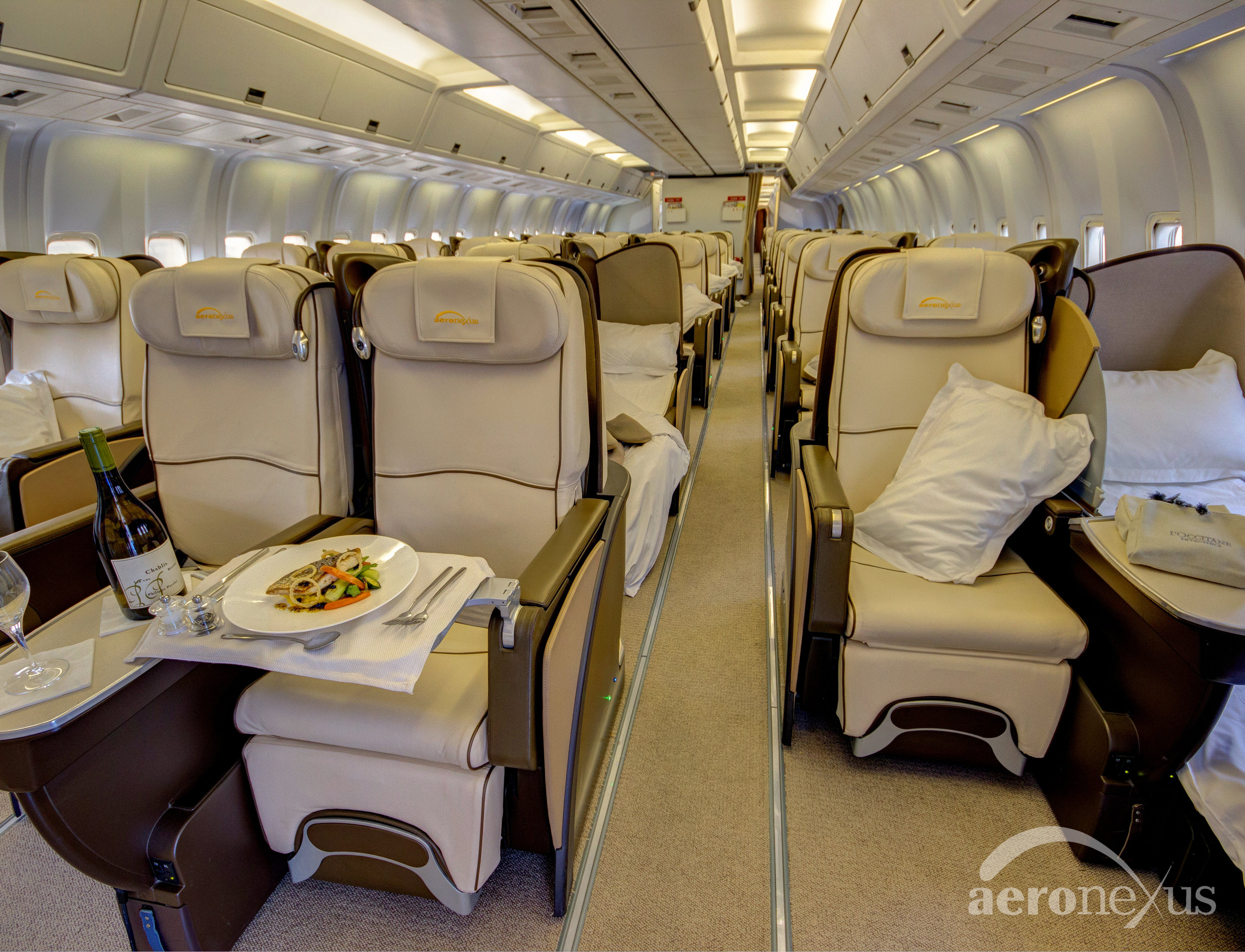 Aeronexus | VIP Boeing 767-300ER | Interior Catering