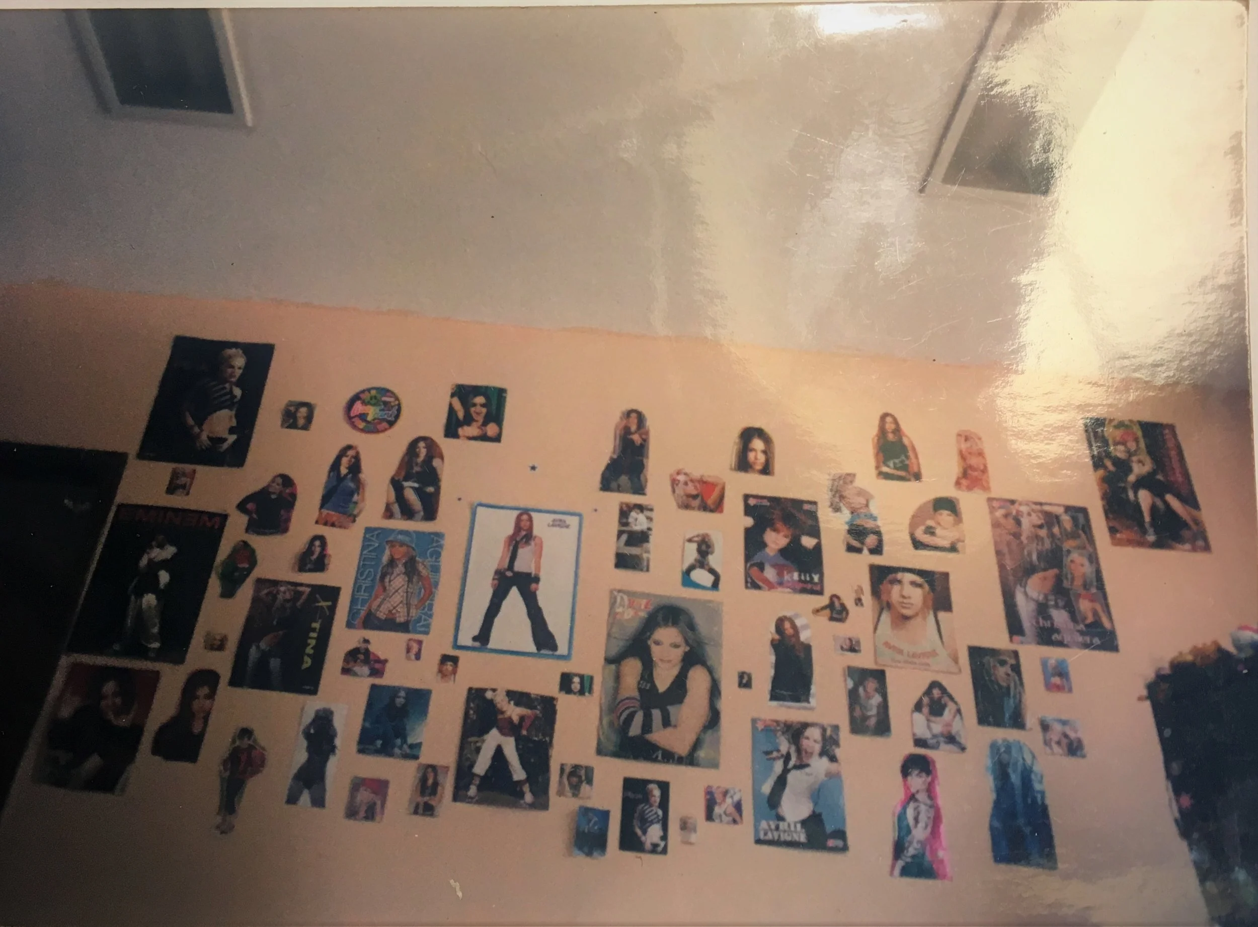 My picture wall. 2003.
