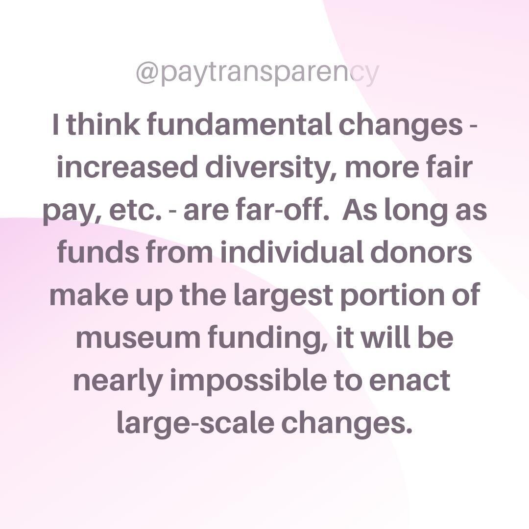 Museum Field Salary &amp; Transparency Survey response to the question: How are you feeling about museums today?

#transparencyiskey #funding #grants #artsandculture #museums #museumfunding #paytransparency #salarytransparency #moneytalk