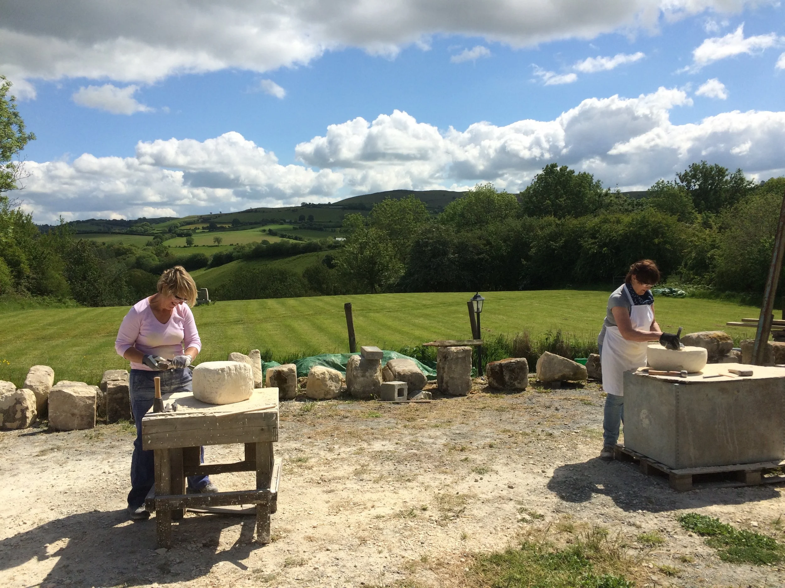 stone carving