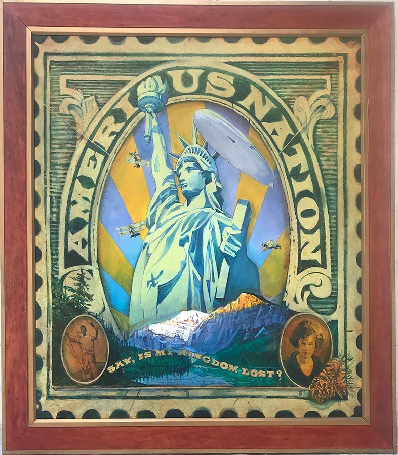 Americus Nation, 84 x 60, oil on canvas