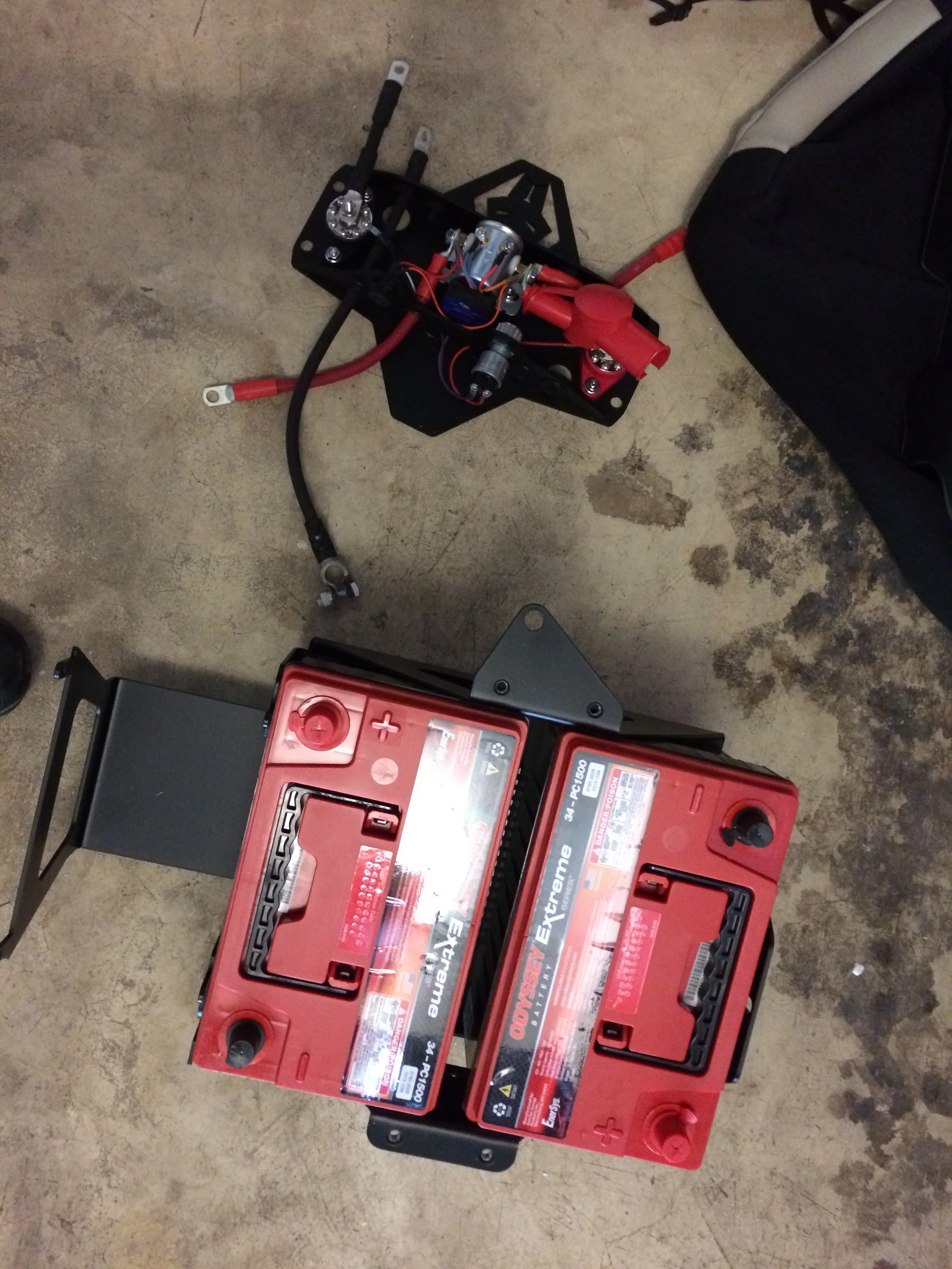Genesis Dual Battery Kit with dual Odyssey Extreme batteries.