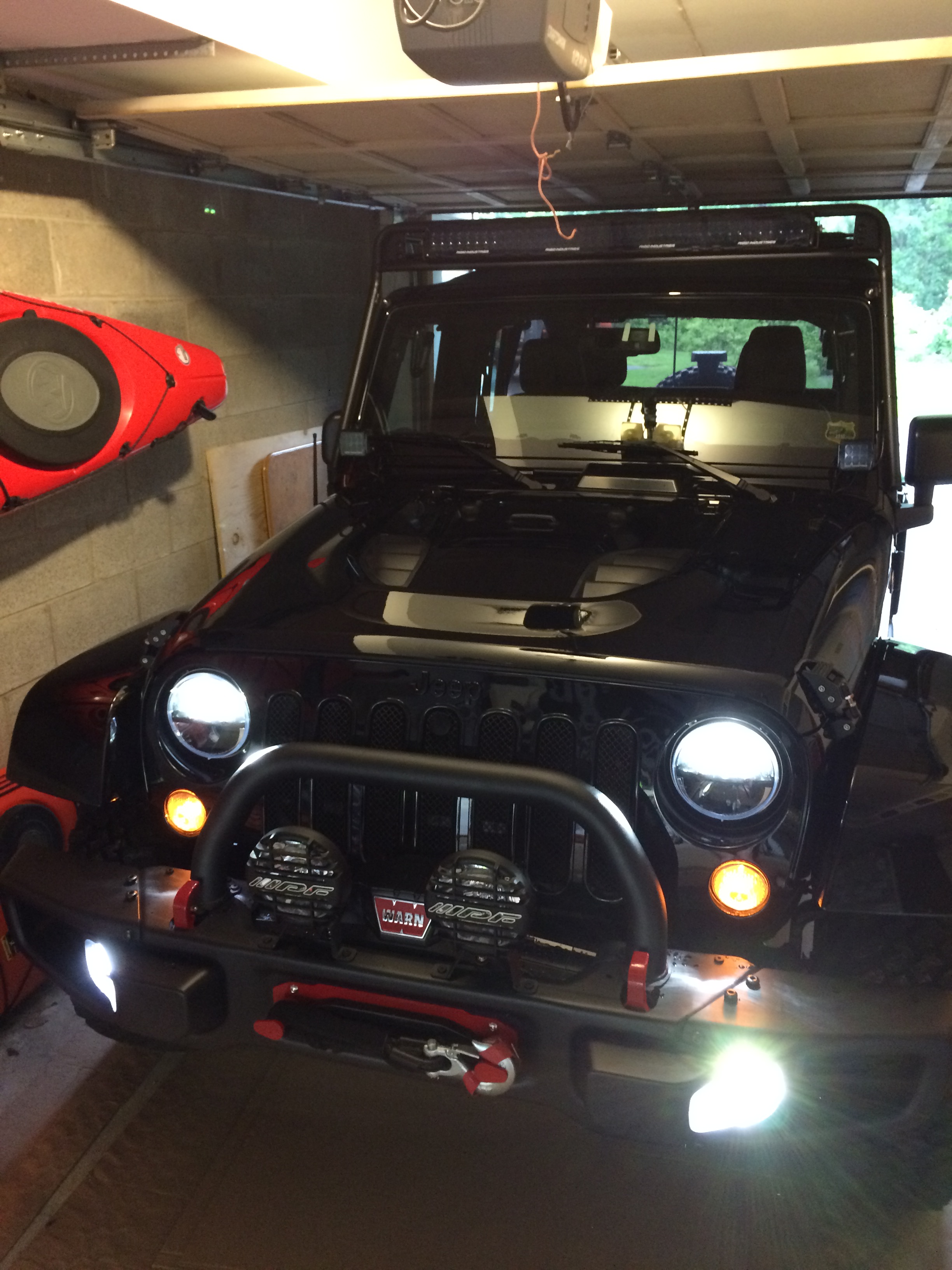 Upgraded to Trucklite LED hights and fogs.
