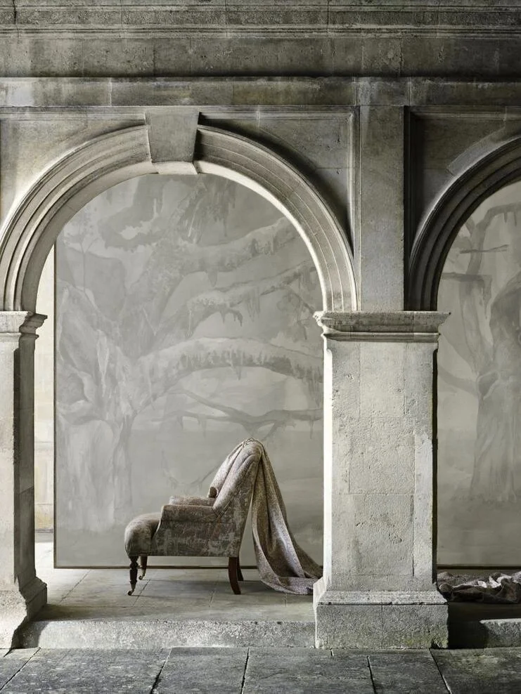 Spanish Moss Forest Mural Wallpaper — Erin Connally