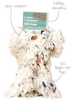 Seeing me dressed up as the 'Bag Monster' got the kids excited to start taking action. 