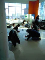 The following activity gave each team or individual a chance to visually display their practicum on large