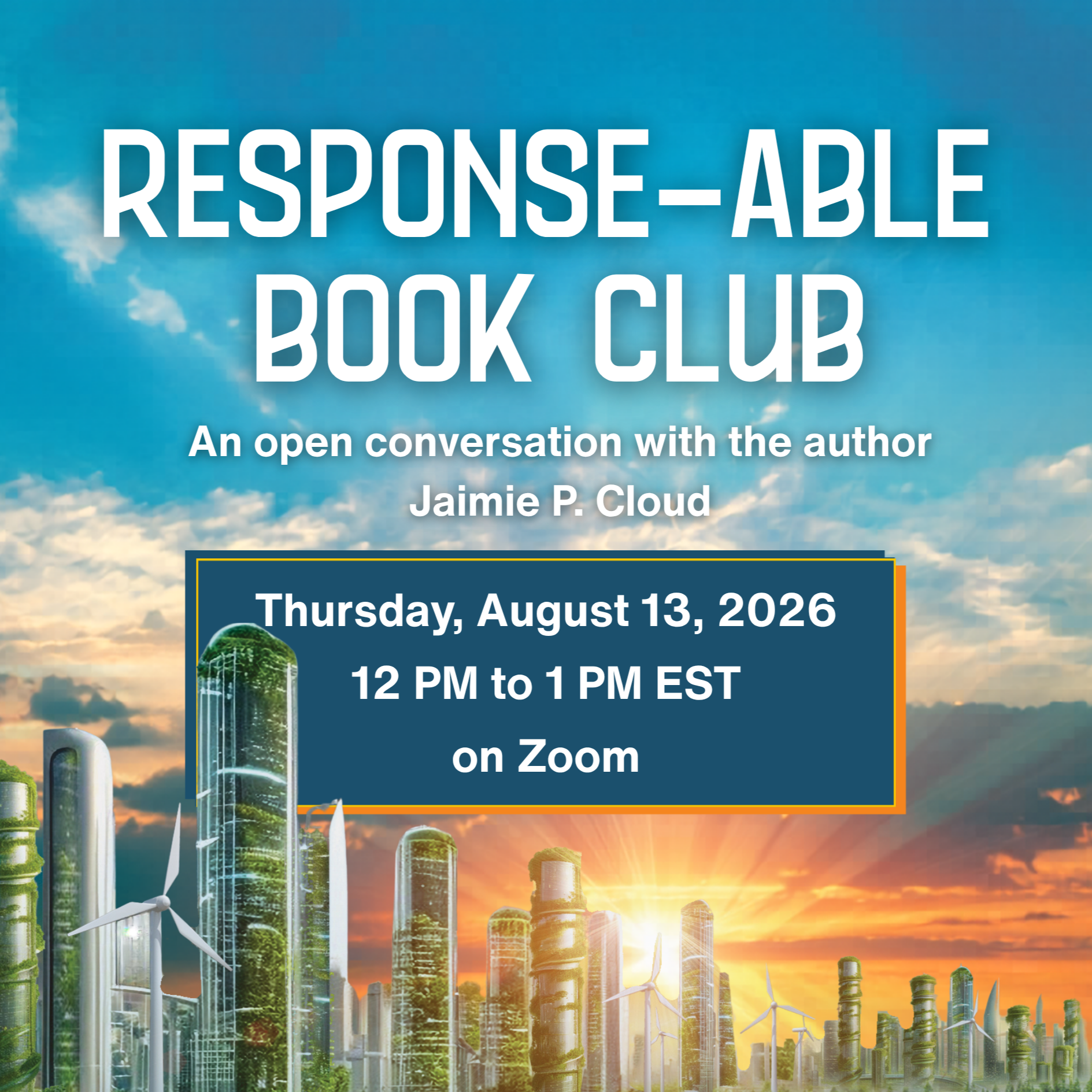 Join Response-able’s Next Book Club Gathering on August 13, 2026