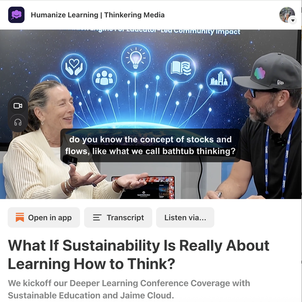 A Conversation Worth Hearing with Thinkering Media