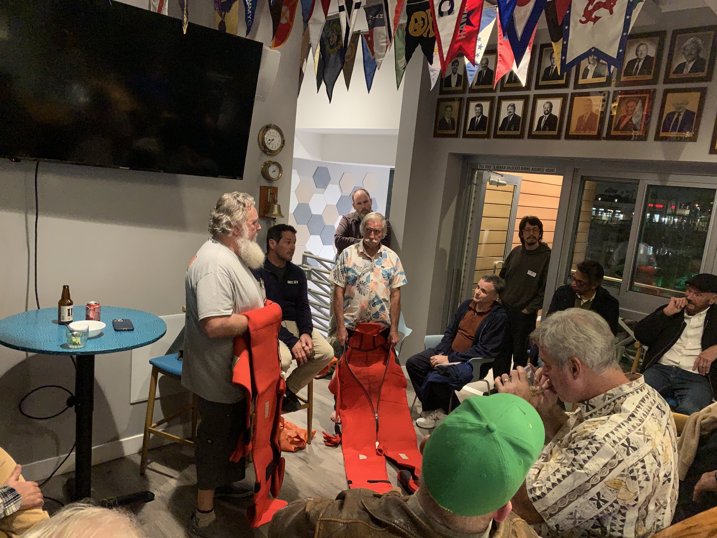 Safety at Sea talk and Demo by Mike Hakala!