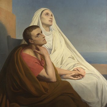 Today the Church remembers Saint Monica who never stopped praying with many tears for the conversion of her son, Augustine.
We pray today, with the intercession of St. Monica, for all our children who have left the faith. We cry to God with weeping for the salvation of their souls. And we know that our tears are never unseen by our loving and merciful Lord.
