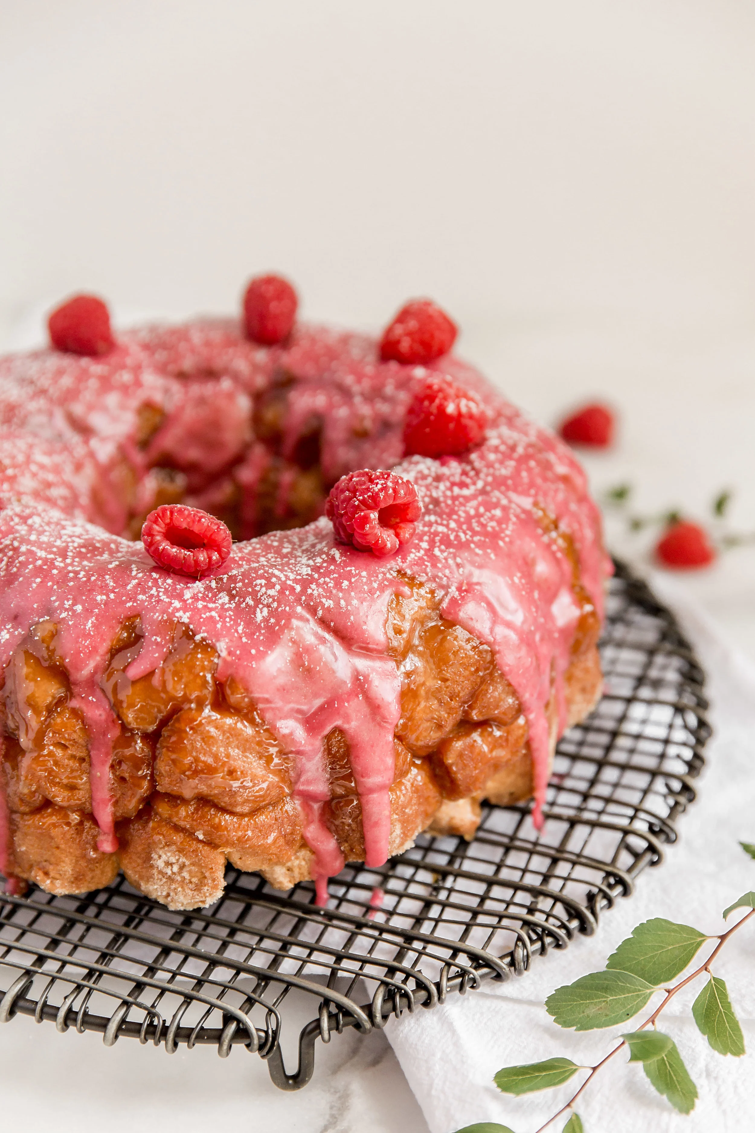 Lemon Raspberry Monkey Bread