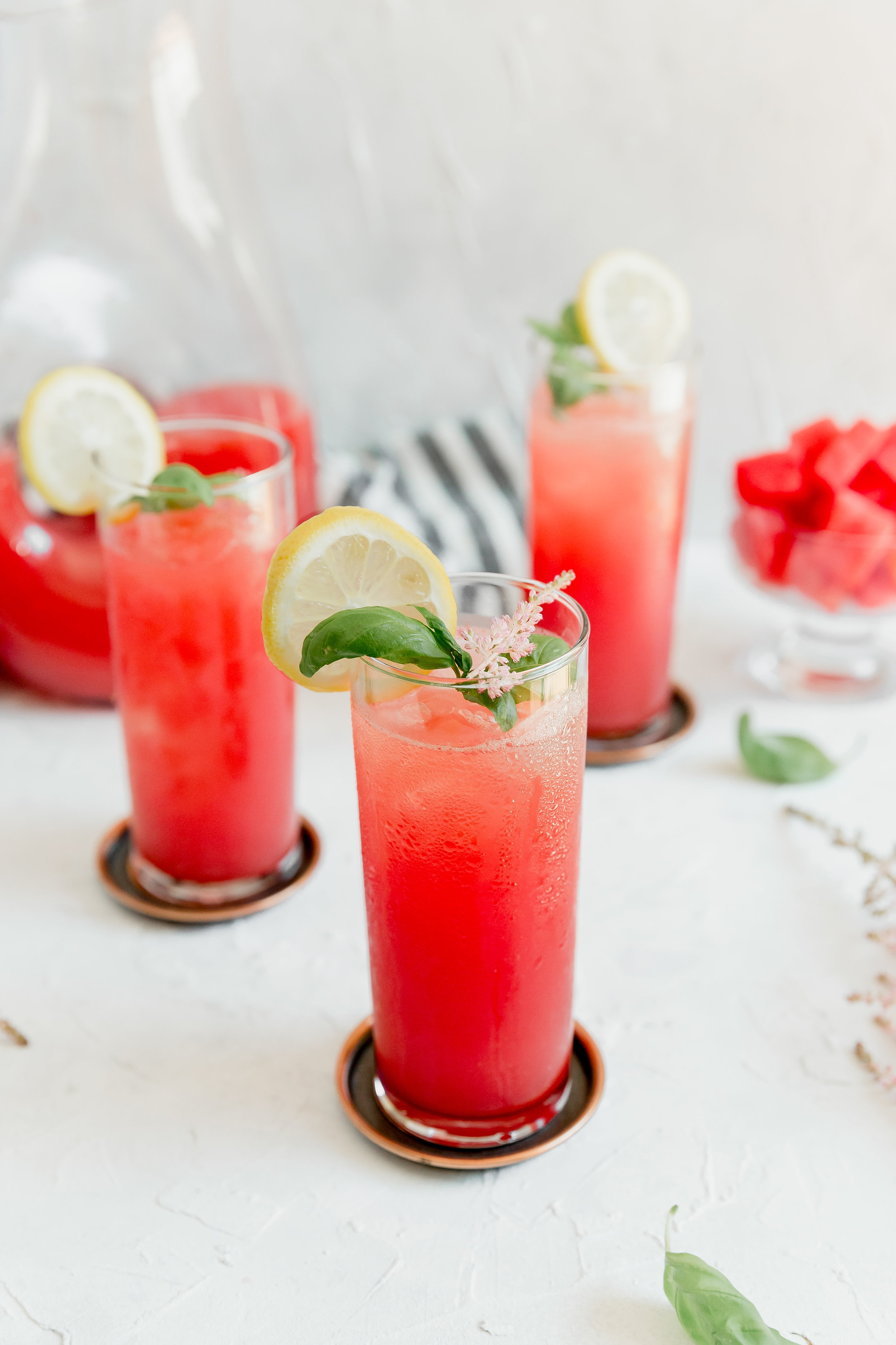 Watermelon Basil Lemonade — To Salt & See