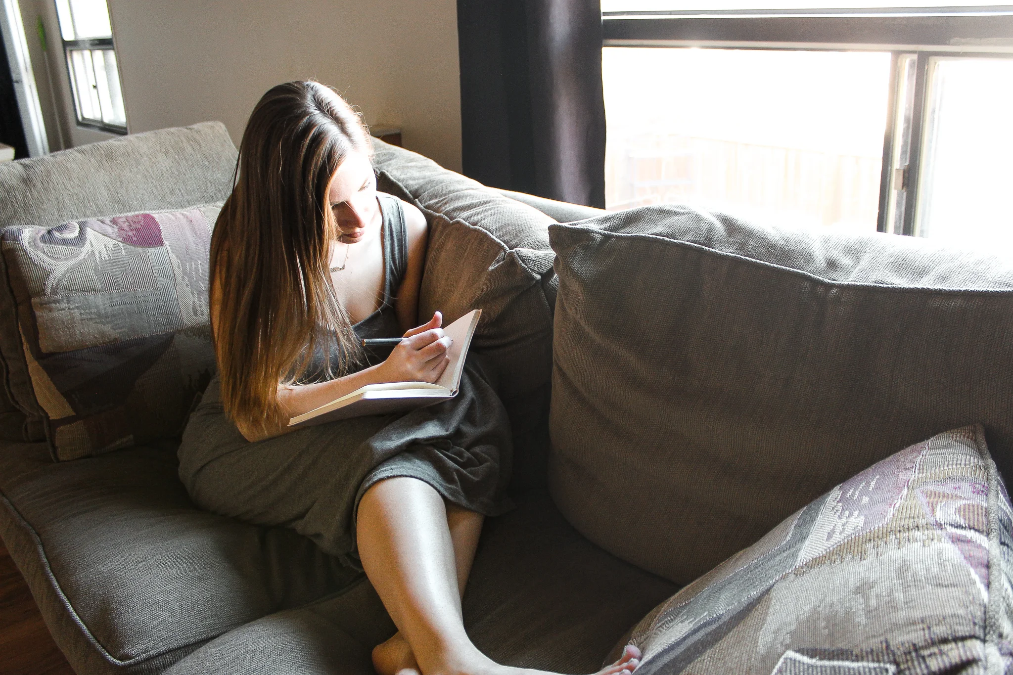 Jill Clark photo writing in spring.jpg