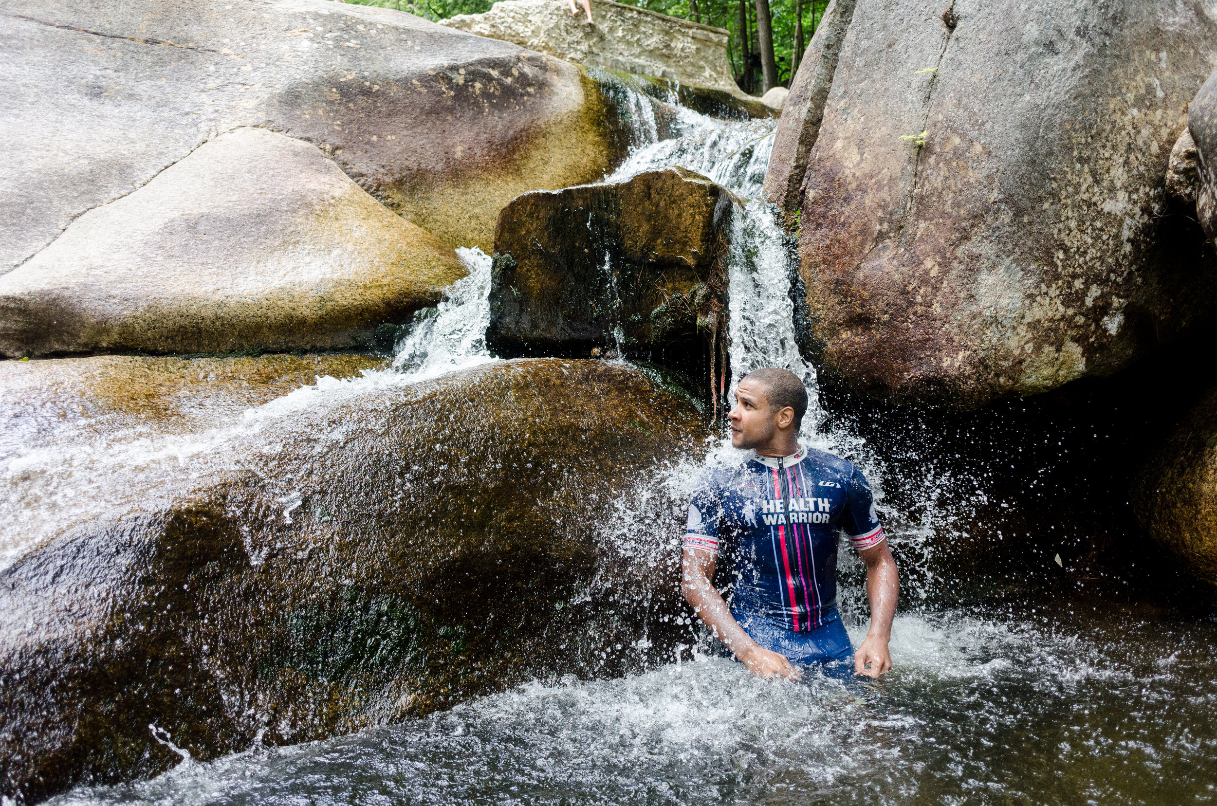 No matter how cold the water was.