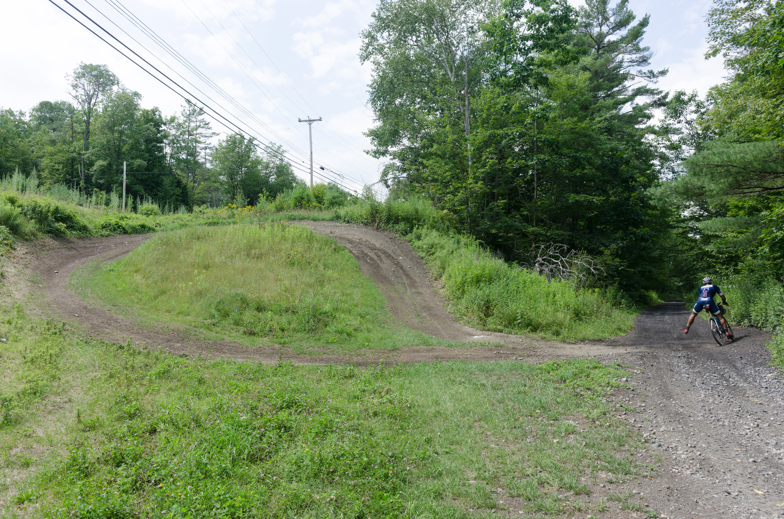 With our hardest day behind us we had some fun on the dirt roads and trails of Vermont