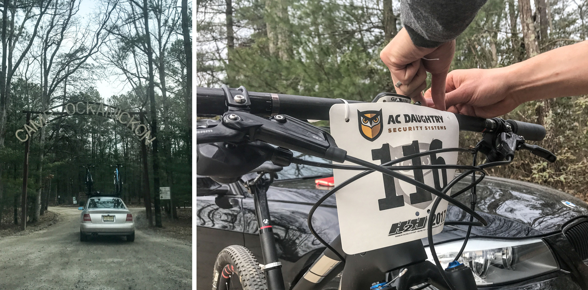 Only the bike gets a race number this time.