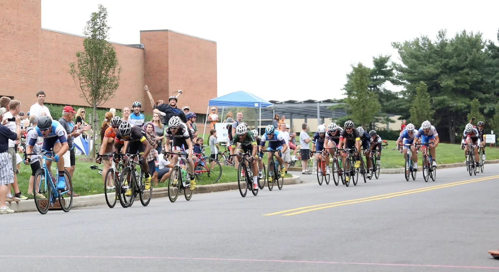 Zach winning the New Jersey State Championships in 2013. Note the fan section cheering in the background