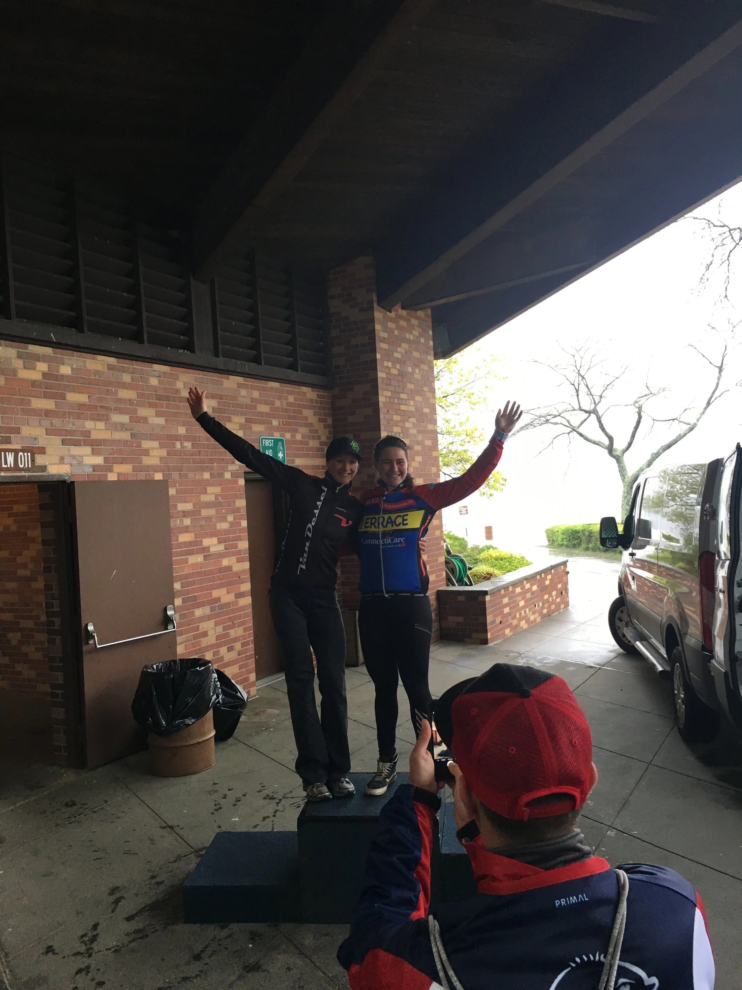 W Elite Podium; Cassie took 2nd, after being on the top step in 2016
