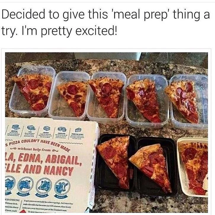 This is not the sort of meal preparation for cyclists we're talking about