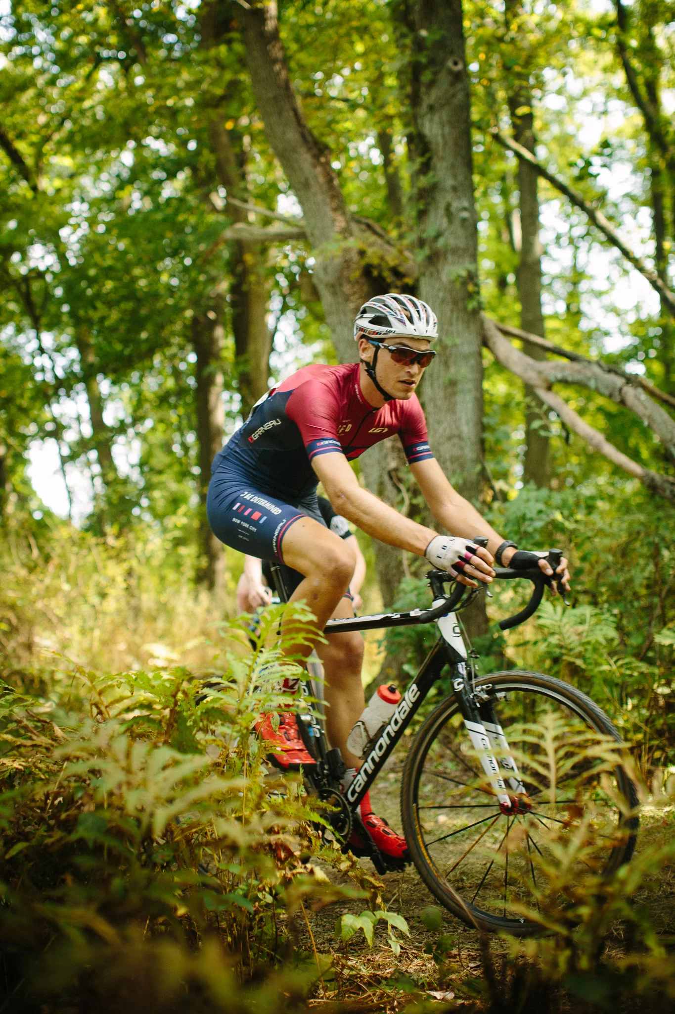 I left my bottle-cage on after pre-ride since there was no feature that required a bike carry and the temperatures exceeded 80F. Probably didn't need the bidon, but it made the last lap much more pleasant. Photo by Eloy Anzola ( @groovylab )