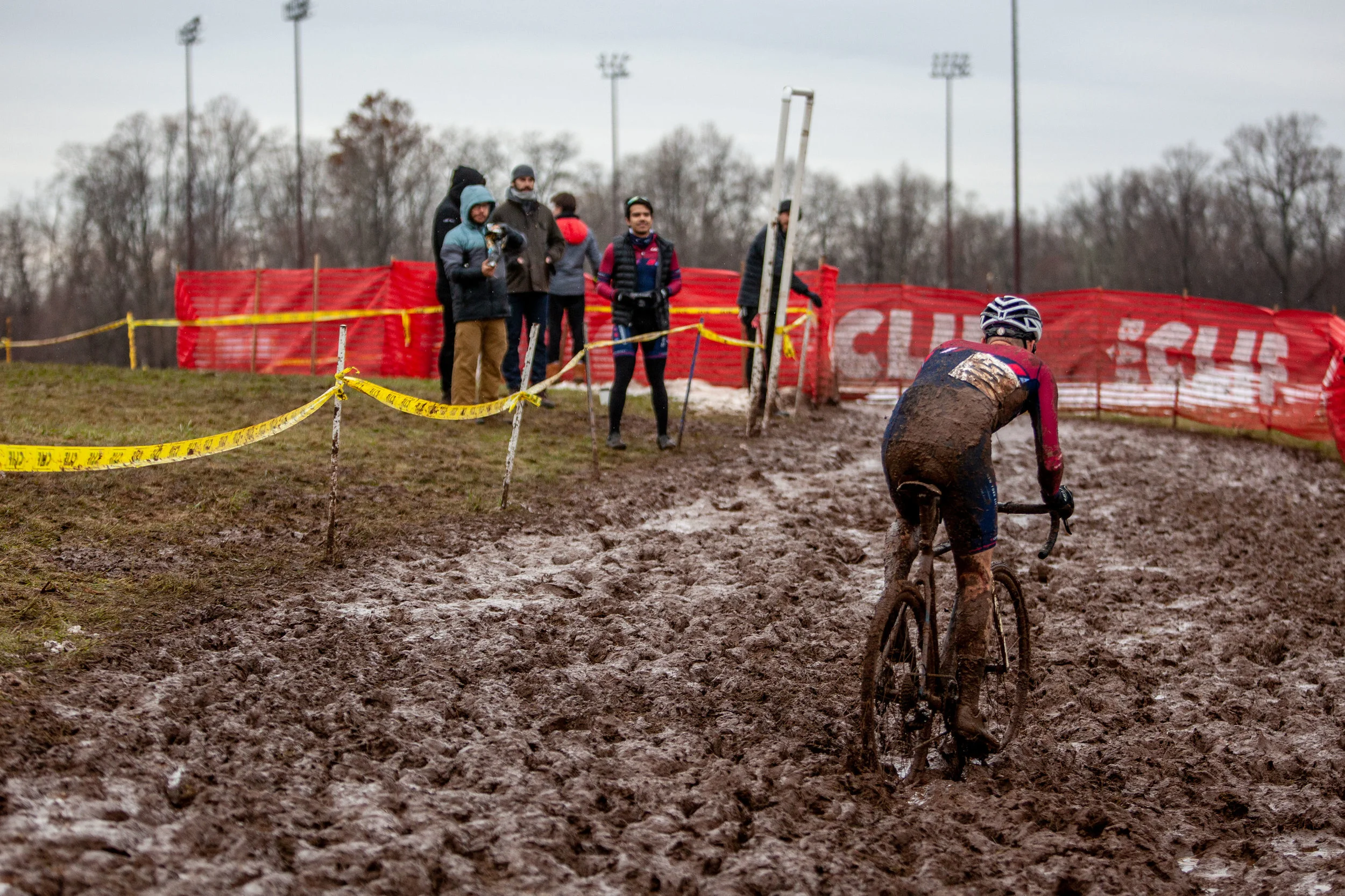 Cullen in action on Sunday at Supercross Cup. Photo by Daghan Perker