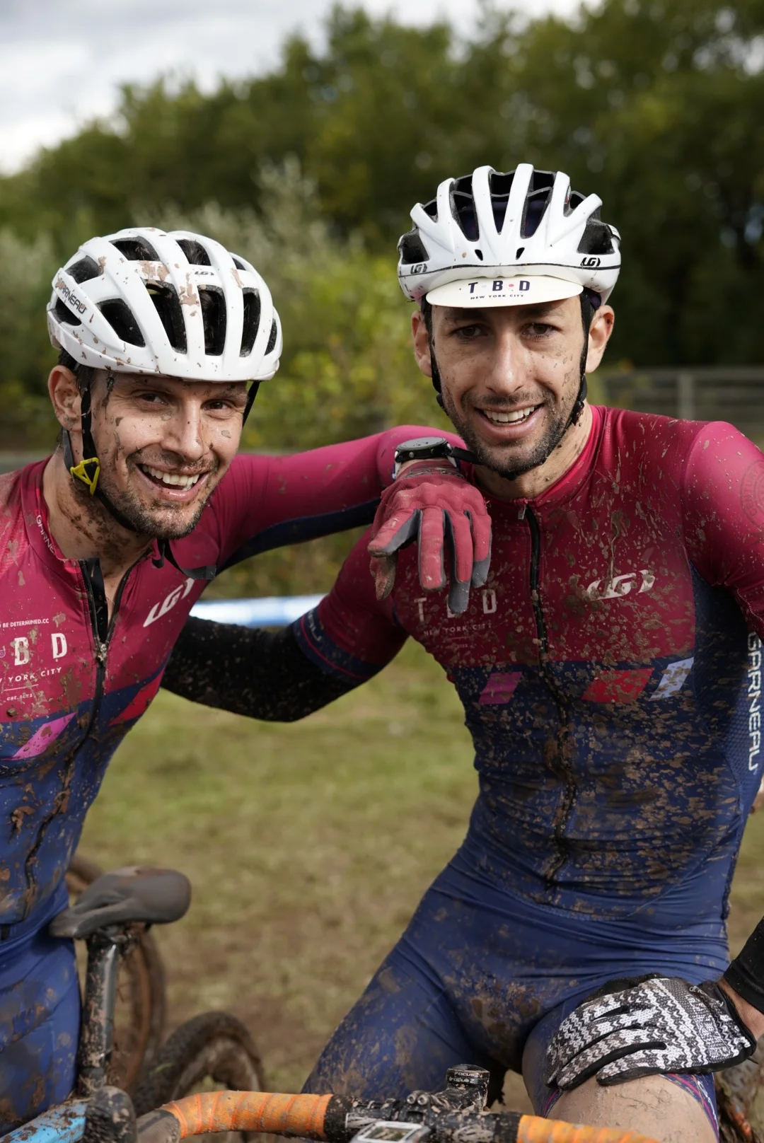 Travis Burkel took the win, but this photo with Daghan Perker took our hearts. Photo by Trevor Raab