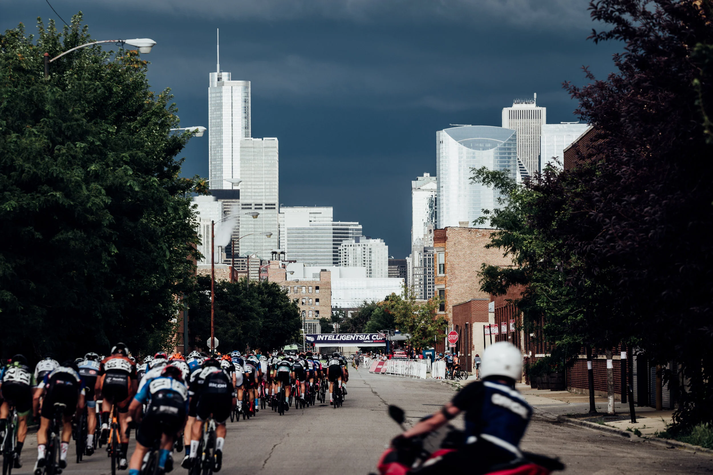 Those dark clouds on the horizon? They’re representative of the challenges the sport. (the actual photo is from our Intelligentsia Cup feature )