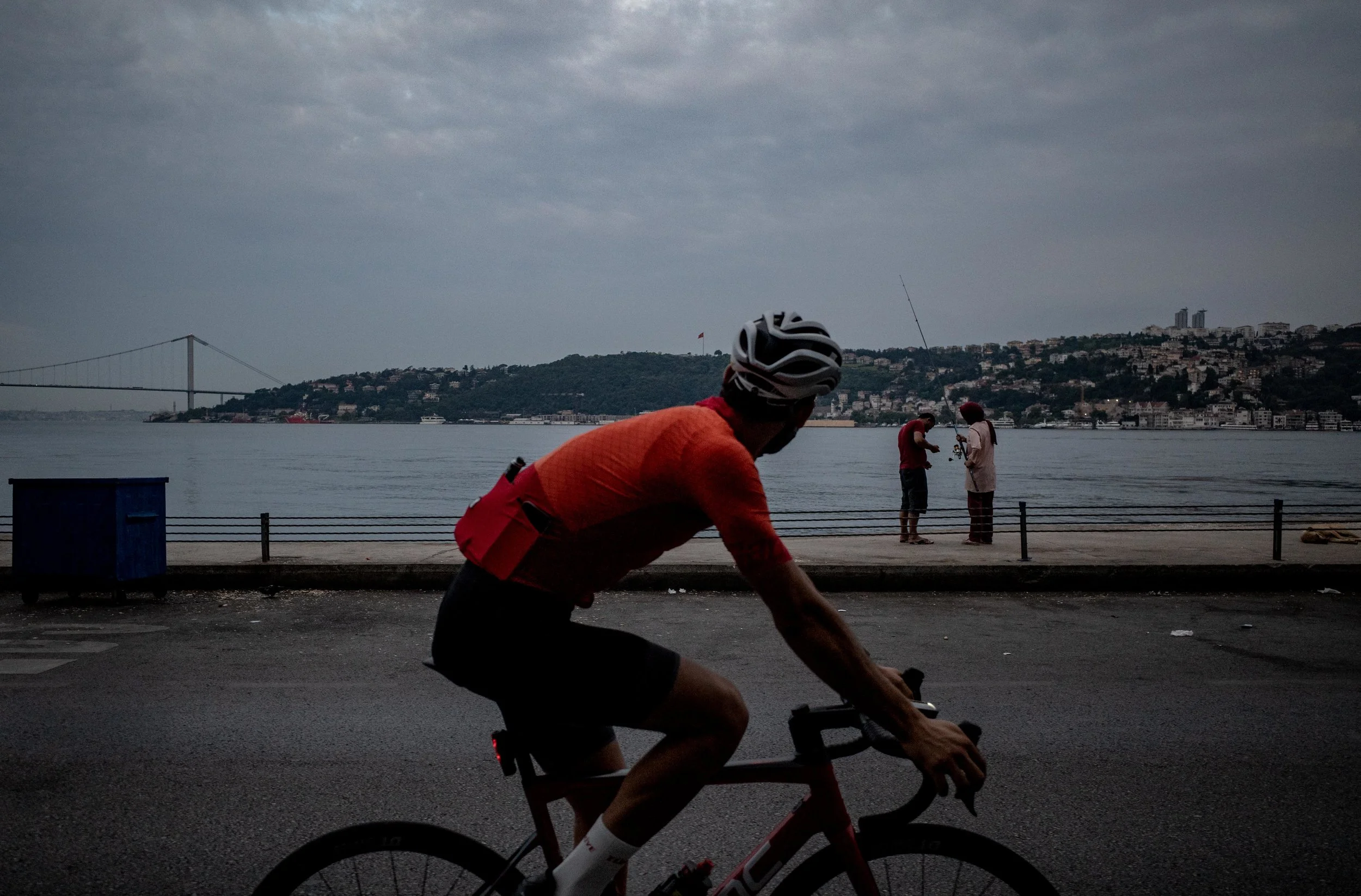 Looking out to Europe from the Asian side of Istanbul.