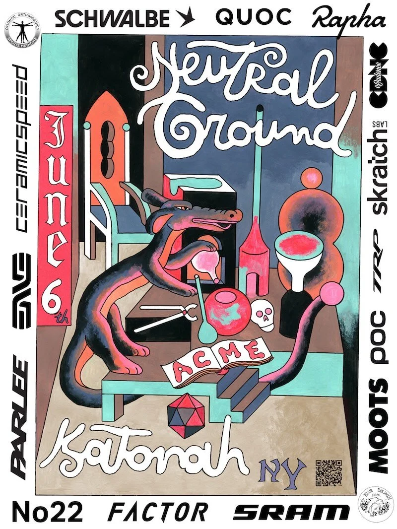 ACME Neutral Ground returns for year four with road + gravel routes, timed segments, food, demo bikes, and a well-earned post-ride beer. Don&rsquo;t miss it.

- Saturday, June 6 
- Road: 72 miles | Gravel: 55 miles 
- Free expo 11AM&ndash;4PM featuri
