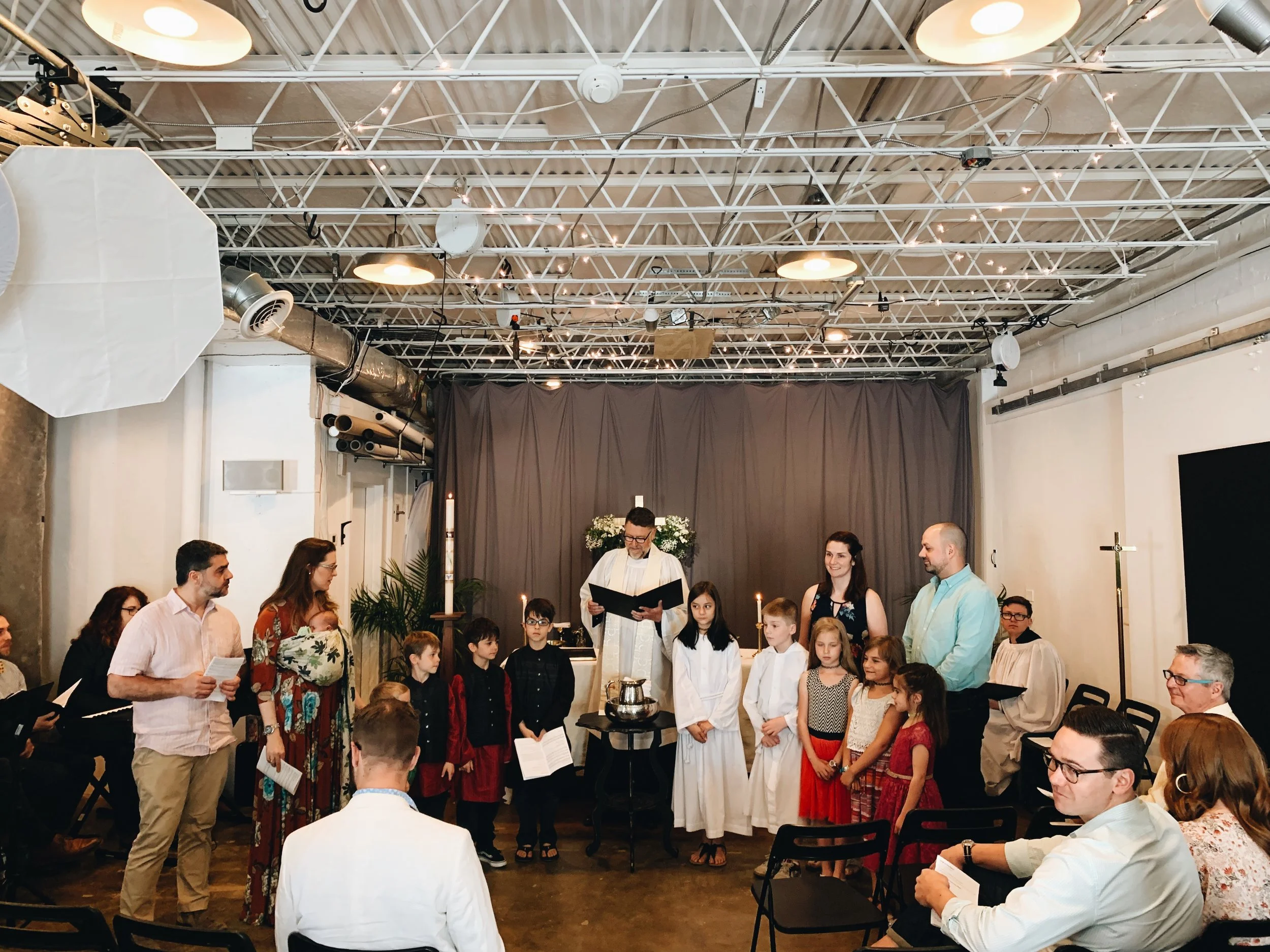 Baptisms on Easter Sunday 2019