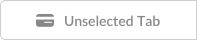 Unselected: Text: Lato Semibold, 14px, #888888 Icon: #888888 Outline: #CECECE