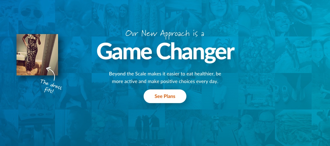 Use a grid of images instead of a single person, which could be polarizing. Add animation to highlight one story at a time. Background: Grid of low-contrast, desaturated images, multiplied at 25% opacity over a gradient Foreground/Animation: One image pops forward at a time, using Marydale and a hand-drawn arrow for annotations Eyebrow: Marydale Regular, 28px, #FFFFFF Headline: Lato Heavy, 75px, #FFFFFF Body Copy: Lato Medium, 16px/25px, #FFFFFF