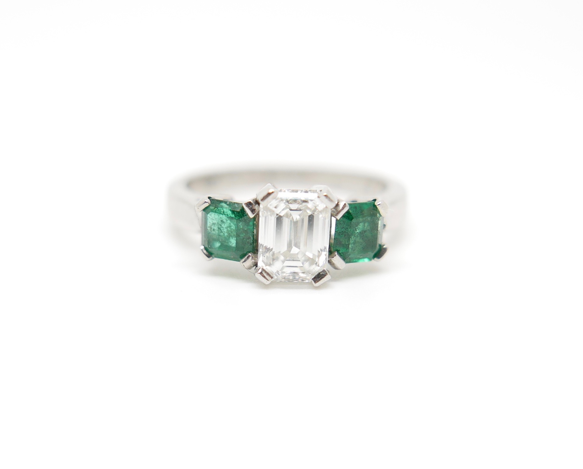 Emerald and Diamond Ring