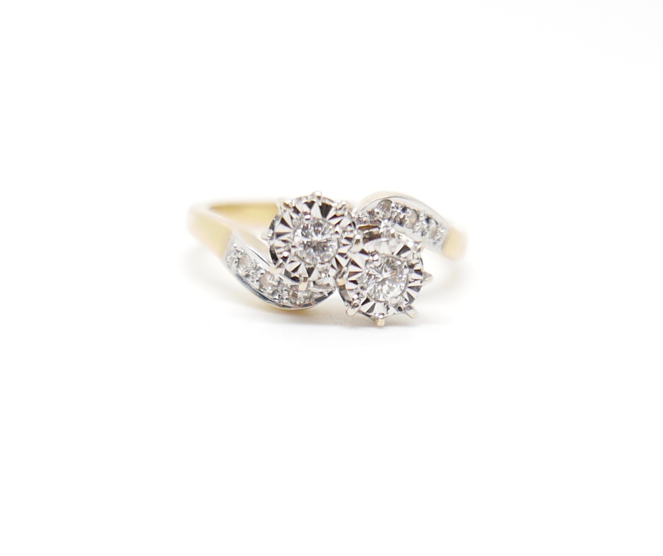 Diamond Twist Ring