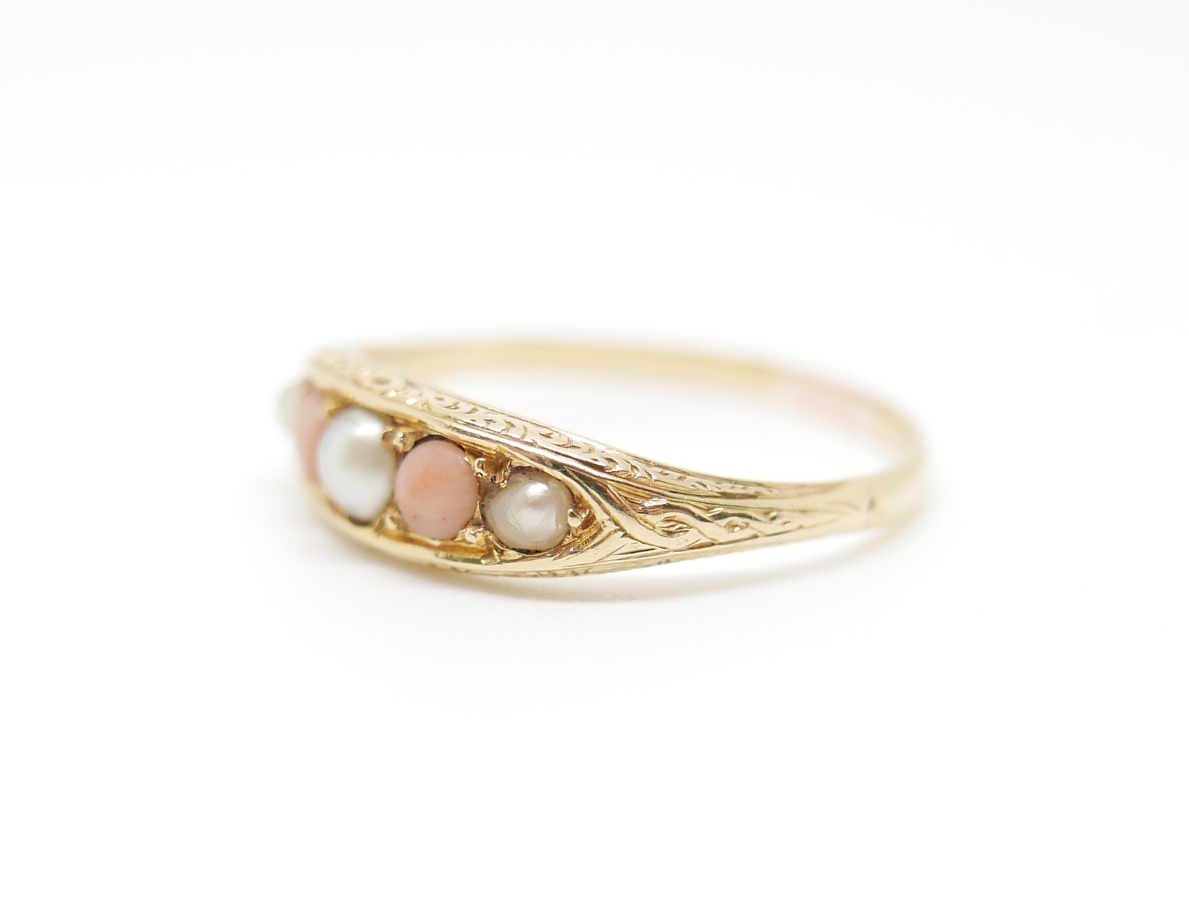 Victorian Coral Ring for Sale
