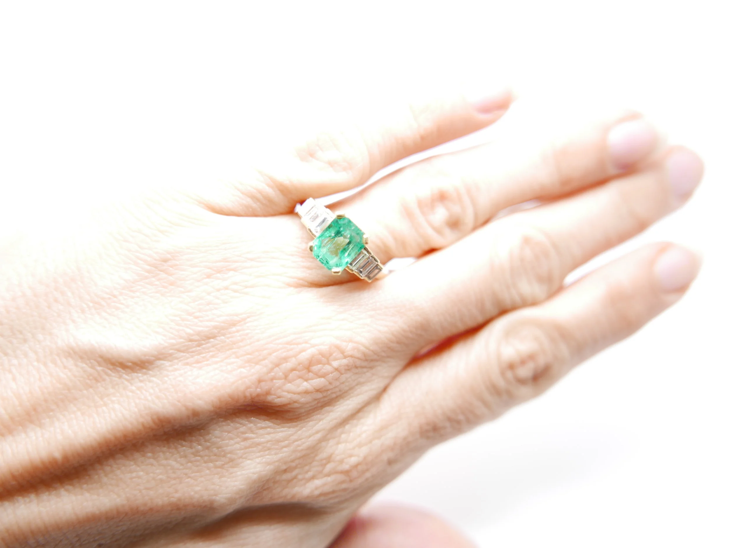 antique vintage emerald