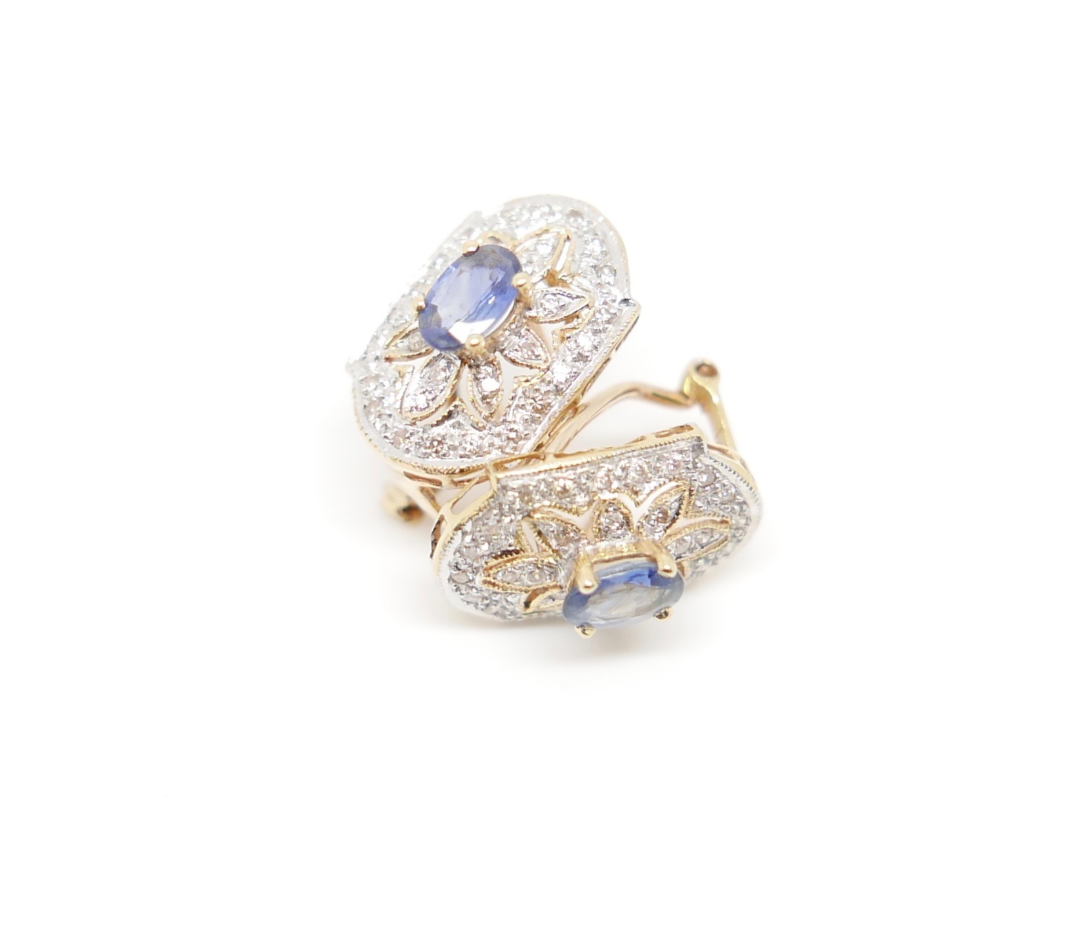 diamond earrings vintage