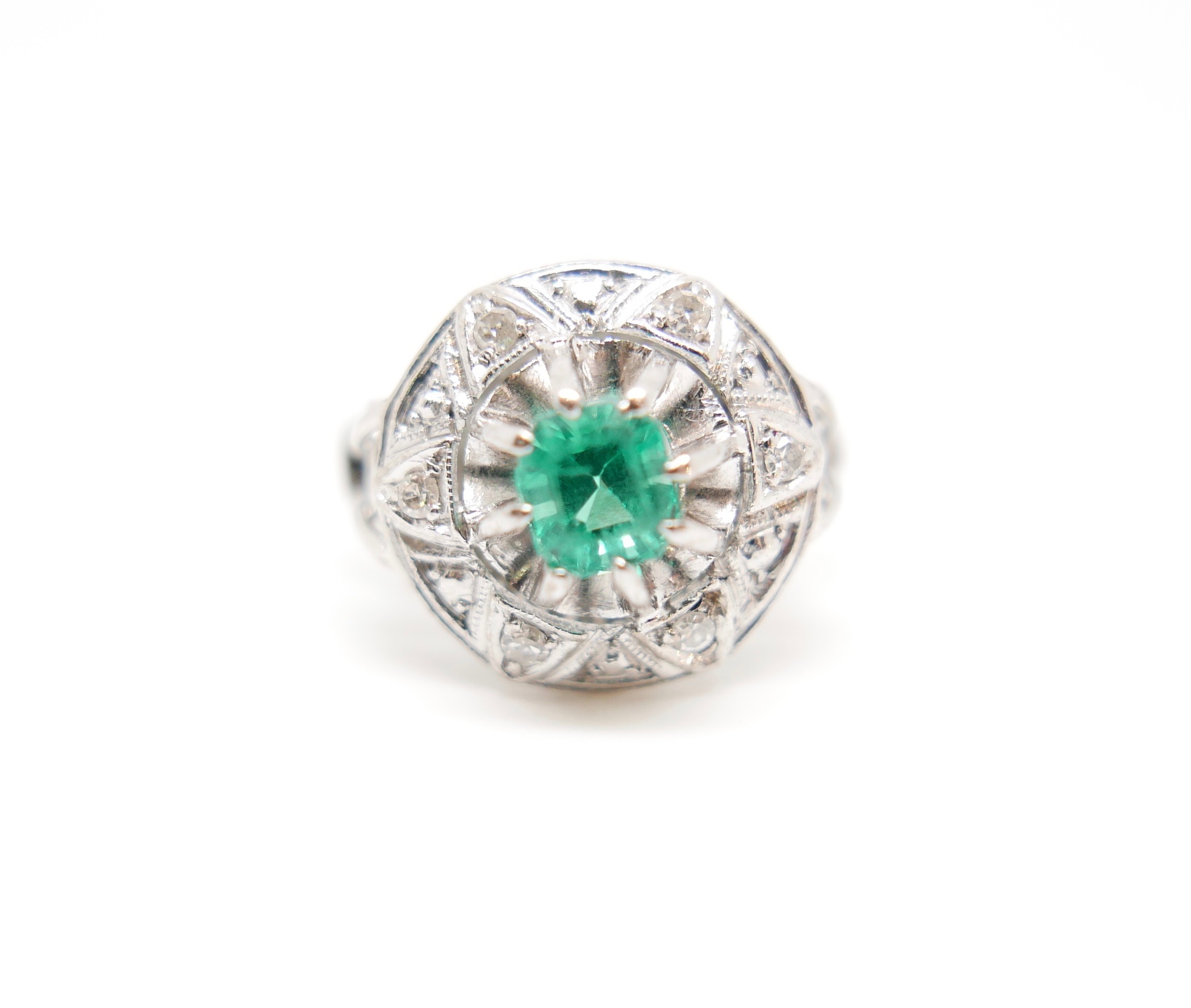 emerald ring vintage