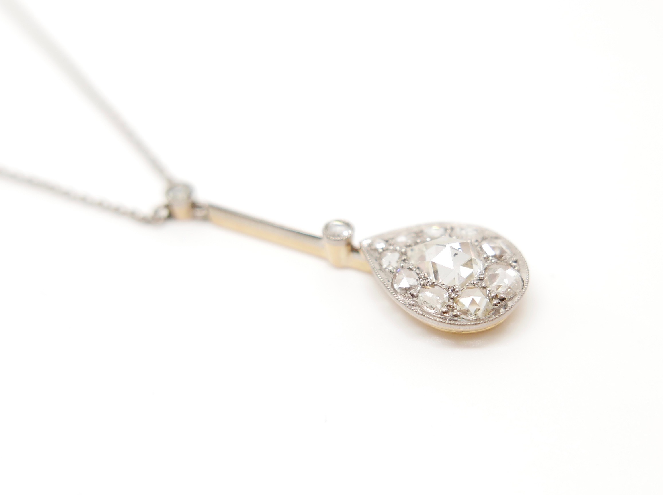 Antique diamond necklace georgian
