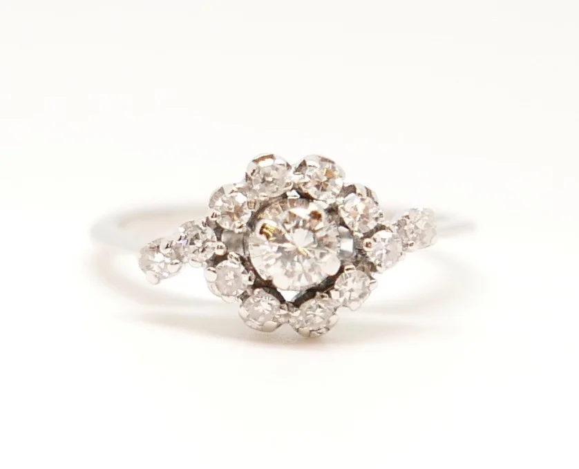vintage diamond engagement ring