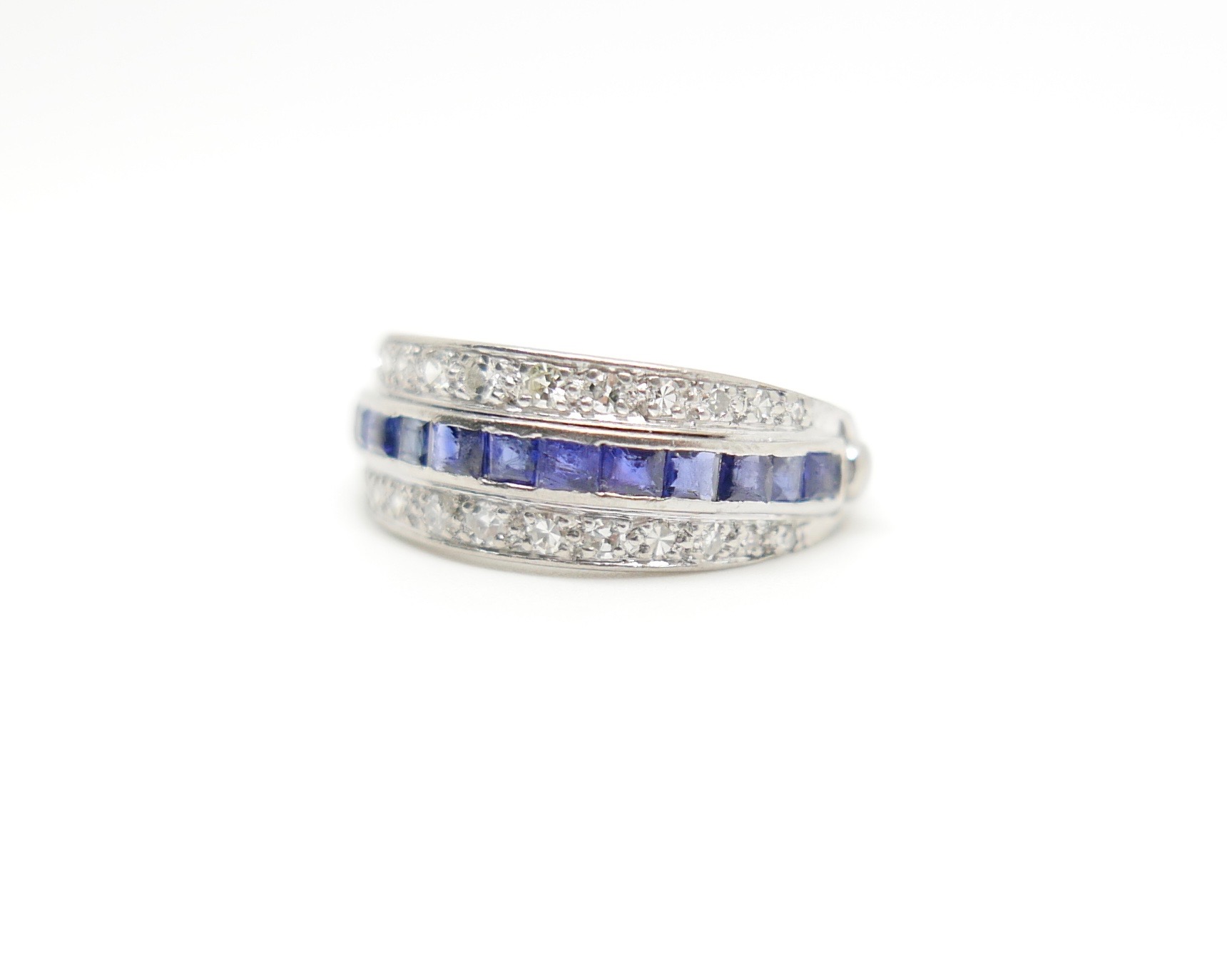 vintage ring art deco sapphire