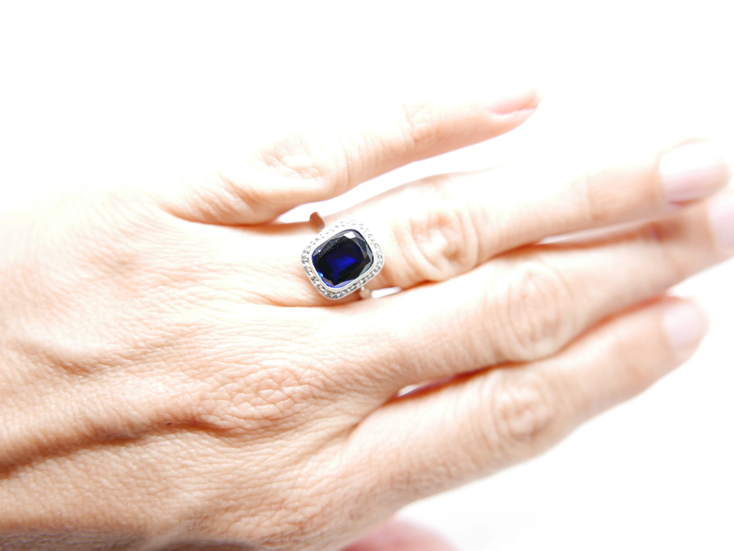 antique sapphire ring