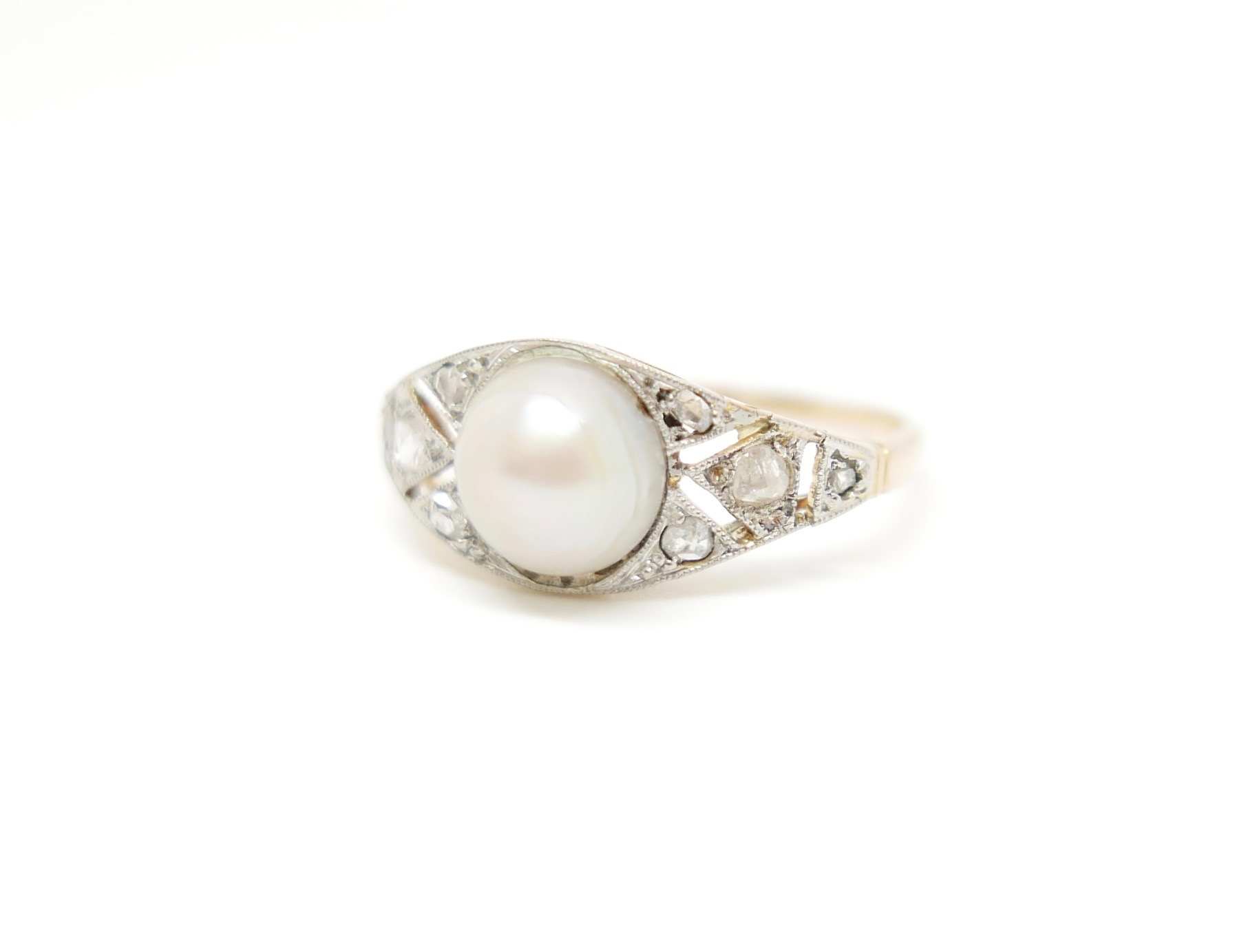 art deco engagement ring
