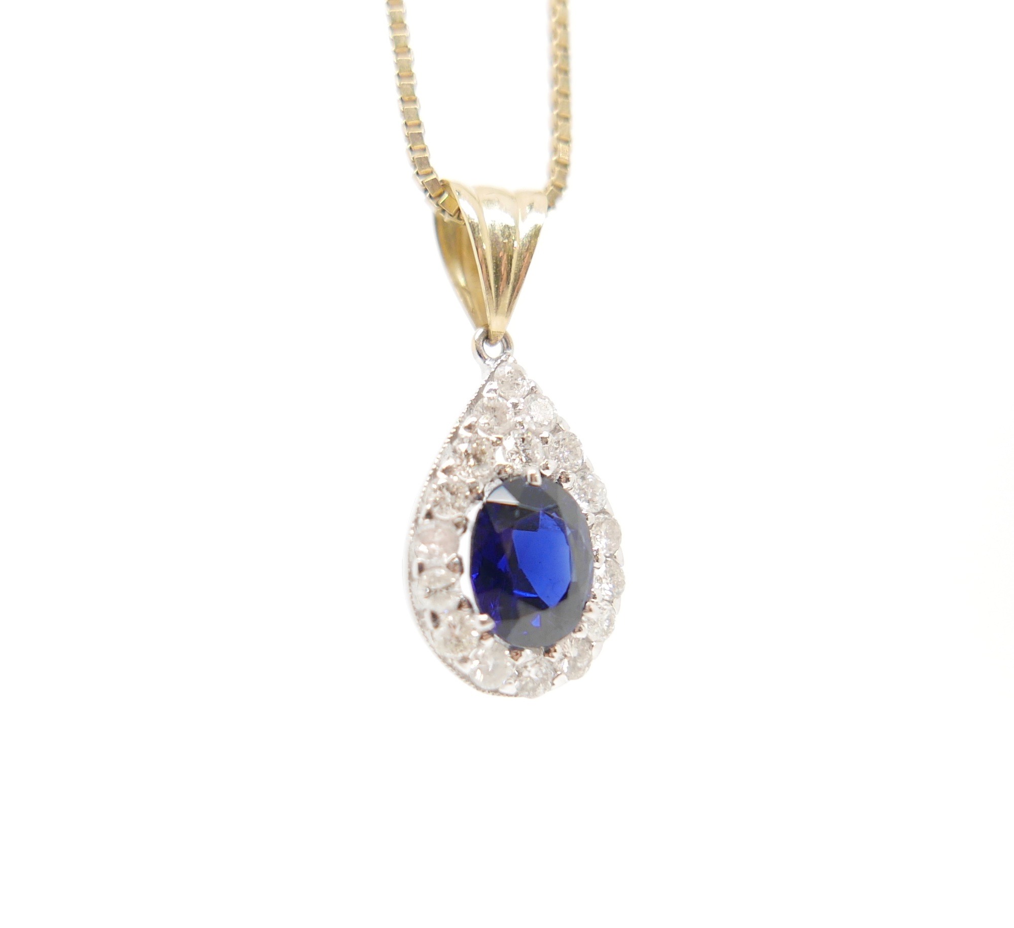 vintage sapphire necklace