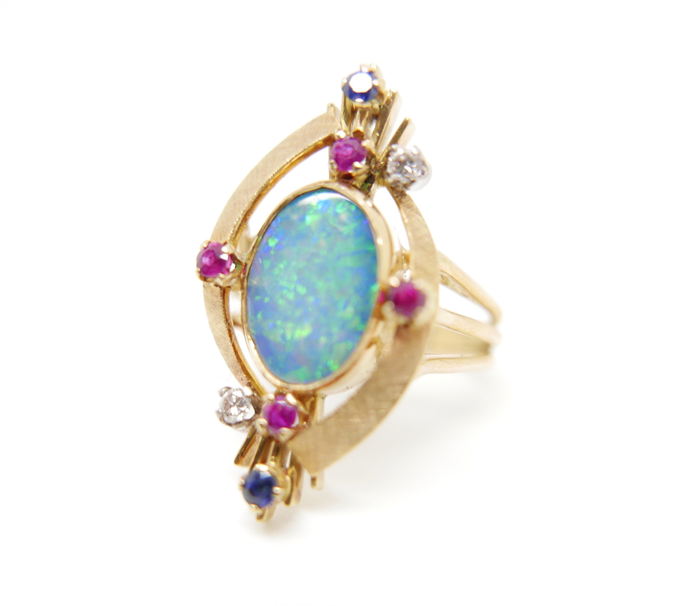 Opal Doublet Ring